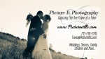 Picture It Photography Wedding business cards